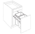 TRASH CAN BASE CABINET